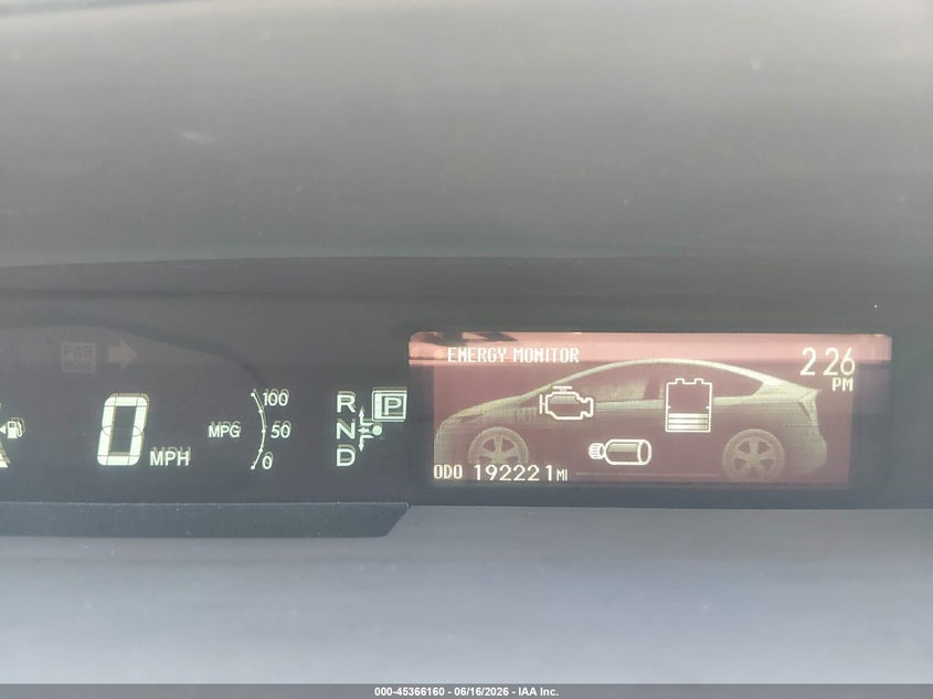 2012 Toyota Prius VIN JTDKN3DU9C5469121 IAAI salvage auction — NORMAL WEAR, Clear (Arizona), sold $2,000 on 2026-07-31 (photo 7)