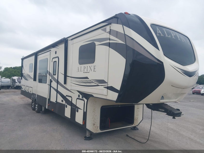 2020 Keystone Alpine VIN 4YDF3702XLE780055 — IAAI salvage auction photo