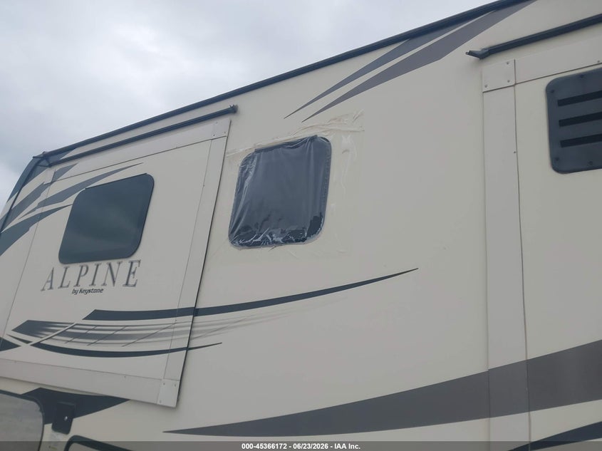 2020 Keystone Alpine VIN 4YDF3702XLE780055 IAAI salvage auction — ROOF, Clear (Arkansas), sold $18,000 on 2026-08-05 (photo 6)