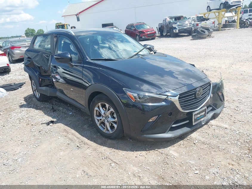 2021 Mazda Cx-3 VIN JM1DKFB71M1516621 IAAI salvage auction — LEFT FRONT, Salvage Title, sold $1,950 on 2026-07-15 (photo 1)