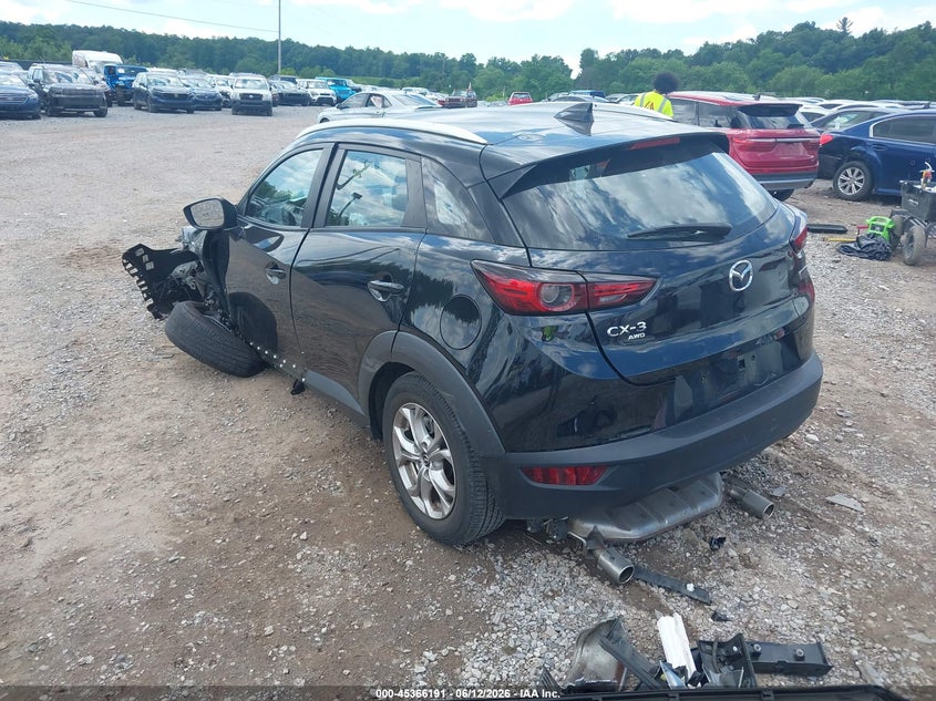 2021 Mazda Cx-3 VIN JM1DKFB71M1516621 IAAI salvage auction — LEFT FRONT, Salvage Title, sold $1,950 on 2026-07-15 (photo 3)