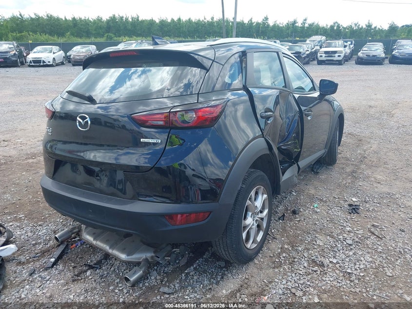 2021 Mazda Cx-3 VIN JM1DKFB71M1516621 IAAI salvage auction — LEFT FRONT, Salvage Title, sold $1,950 on 2026-07-15 (photo 4)