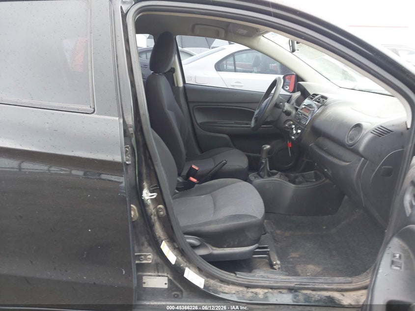 2017 Mitsubishi Mirage VIN ML32A3HJXHH016971 IAAI salvage auction — FRONT END, Salvage Title, sold $375 on 2026-07-14 (photo 5)