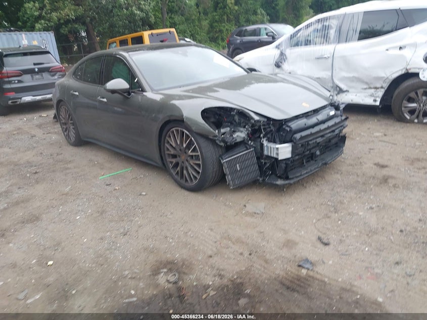 2025 Porsche Panamera VIN WP0AA2YA2SL007267 IAAI salvage auction — FRONT END, Mv-907A (New York), sold $47,800 on 2026-07-13 (photo 1)