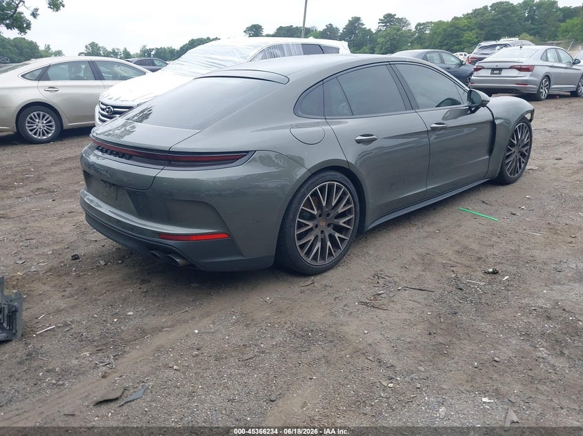 2025 Porsche Panamera VIN WP0AA2YA2SL007267 IAAI salvage auction — FRONT END, Mv-907A (New York), sold $47,800 on 2026-07-13 (photo 4)
