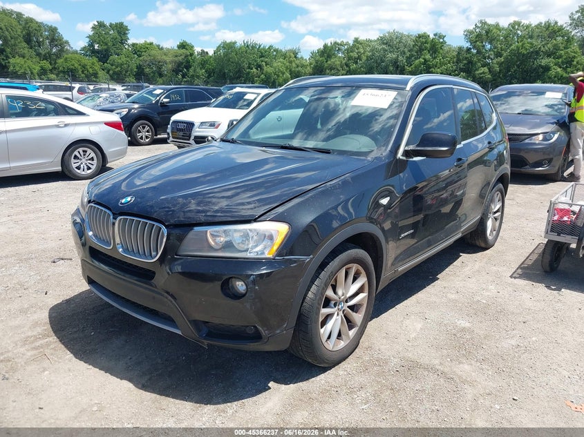 2013 BMW X3 VIN 5UXWX9C58D0A27763 IAAI salvage auction — NORMAL WEAR, Regular Certificate (Iowa), sold $500 on 2026-07-13 (photo 2)