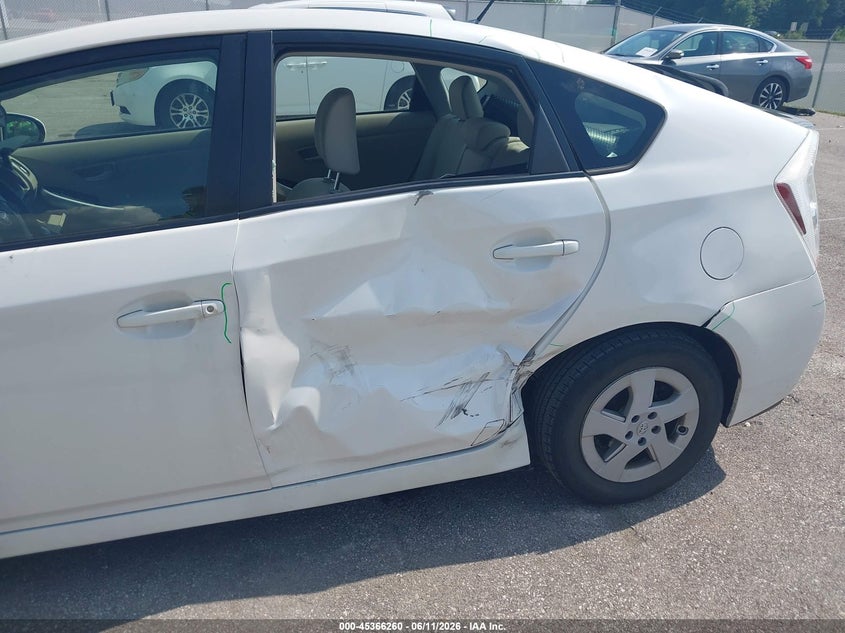 2011 Toyota Prius VIN JTDKN3DU4B5324180 IAAI salvage auction — LEFT SIDE, Salvage (Kentucky), sold $1,550 on 2026-07-23 (photo 6)