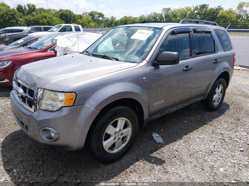 2008 Ford Escape VIN 1FMCU03188KD65155 IAAI salvage auction — NORMAL WEAR, Clear (Tennessee), sold $550 on 2026-07-23 (photo 2)