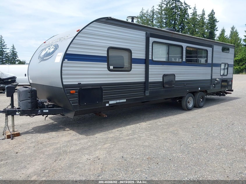 2020 Forest river Grey wolf VIN 4X4TCKB21L9131561 IAAI salvage auction — SIDE, Bill Of Sale (Washington), sold $3,050 on 2026-07-08 (photo 2)