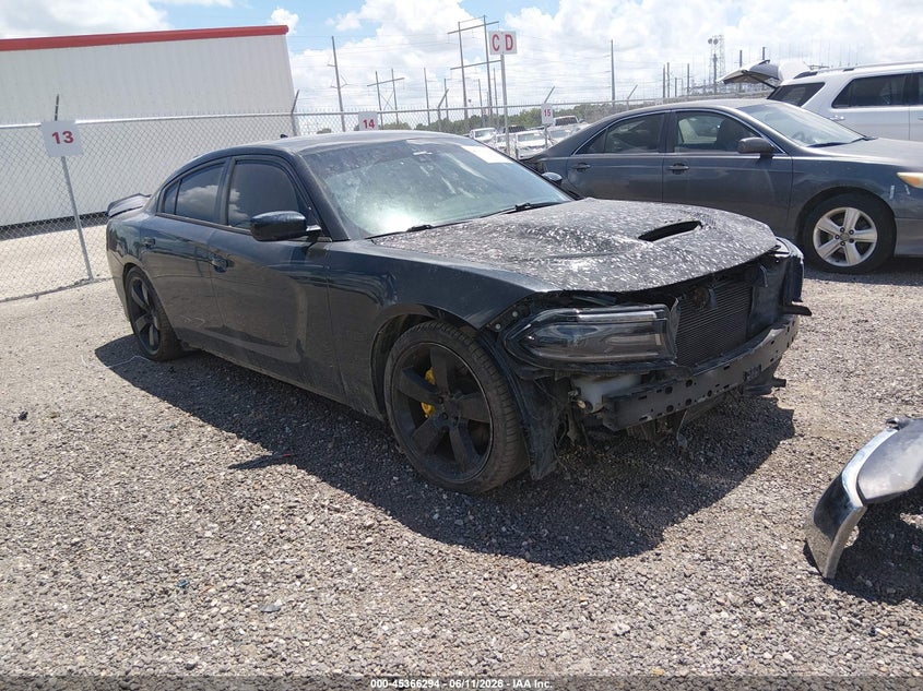 2015 Dodge Charger VIN 2C3CDXCT1FH772077 IAAI salvage auction — FRONT END, Clear (Louisiana), sold $2,450 on 2026-07-18 (photo 1)