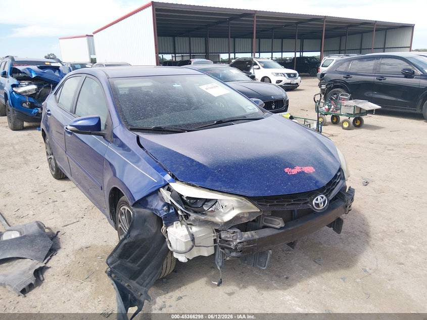 2015 Toyota Corolla VIN 5YFBURHE6FP244641 IAAI salvage auction — FRONT END, Original (Texas), sold $1,800 on 2026-07-28 (photo 1)