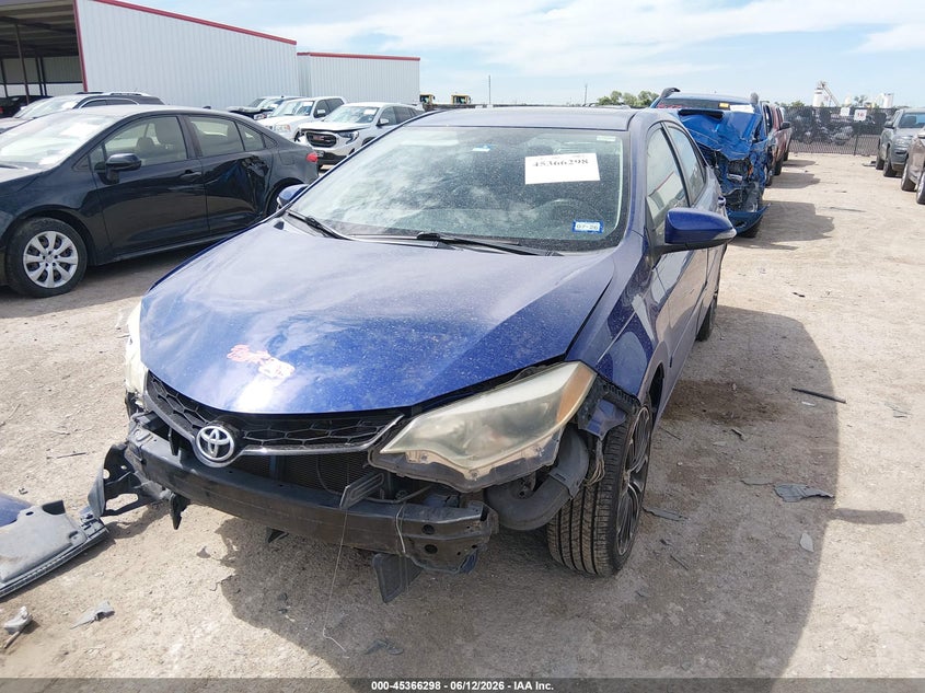 2015 Toyota Corolla VIN 5YFBURHE6FP244641 IAAI salvage auction — FRONT END, Original (Texas), sold $1,800 on 2026-07-28 (photo 2)