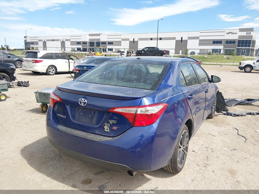 2015 Toyota Corolla VIN 5YFBURHE6FP244641 IAAI salvage auction — FRONT END, Original (Texas), sold $1,800 on 2026-07-28 (photo 4)