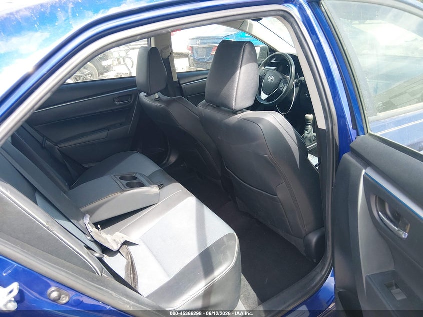 2015 Toyota Corolla VIN 5YFBURHE6FP244641 IAAI salvage auction — FRONT END, Original (Texas), sold $1,800 on 2026-07-28 (photo 8)