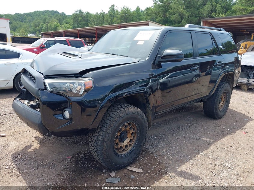 2019 Toyota 4runner VIN JTEBU5JR2K5665166 IAAI salvage auction — RIGHT FRONT, Salvage (Alabama), sold $12,750 on 2026-08-21 (photo 2)