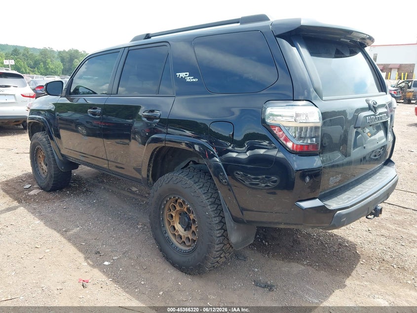 2019 Toyota 4runner VIN JTEBU5JR2K5665166 IAAI salvage auction — RIGHT FRONT, Salvage (Alabama), sold $12,750 on 2026-08-21 (photo 3)