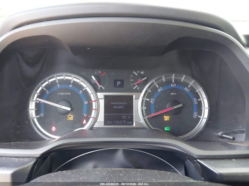 2019 Toyota 4runner VIN JTEBU5JR2K5665166 IAAI salvage auction — RIGHT FRONT, Salvage (Alabama), sold $12,750 on 2026-08-21 (photo 7)