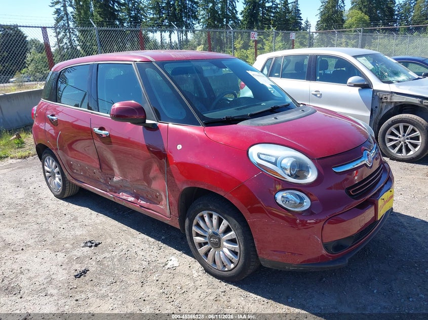 2014 Fiat 500l VIN ZFBCFABH9EZ015512 IAAI salvage auction — RIGHT SIDE, Bill Of Sale (Washington), sold $1,200 on 2026-07-08 (photo 1)