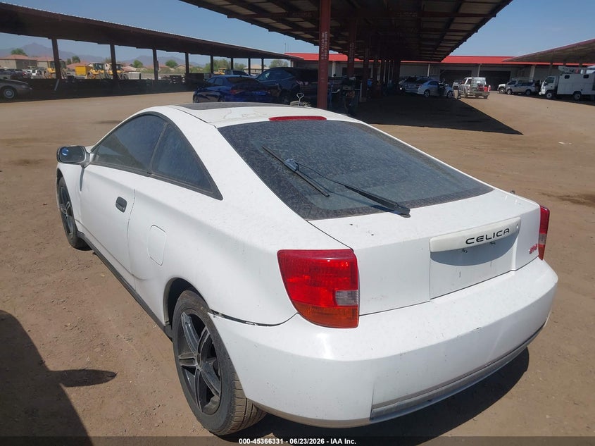 2002 Toyota Celica VIN JTDDY38T320058066 IAAI salvage auction — NORMAL WEAR, Clear-Dealer Only (Arizona), sold $375 on 2026-07-21 (photo 3)
