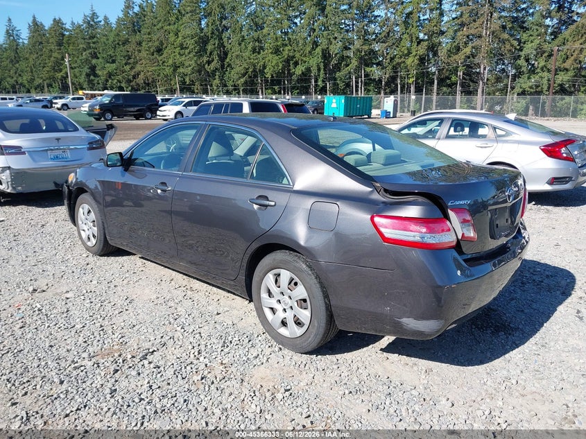 2011 Toyota Camry VIN JTNBF3EK5B3011298 IAAI salvage auction — FRONT & REAR, Bill Of Sale (Washington), sold $2,150 on 2026-08-01 (photo 3)