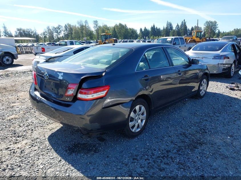 2011 Toyota Camry VIN JTNBF3EK5B3011298 IAAI salvage auction — FRONT & REAR, Bill Of Sale (Washington), sold $2,150 on 2026-08-01 (photo 4)