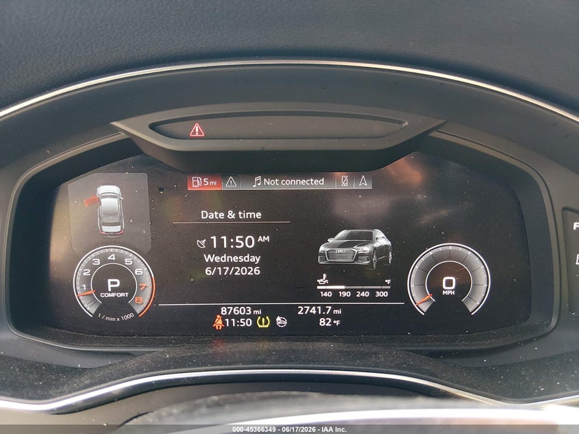 2019 Audi A6 VIN WAUL2AF2XKN034648 IAAI salvage auction — FRONT & REAR, Salvage (Maine), sold $6,400 on 2026-08-16 (photo 7)