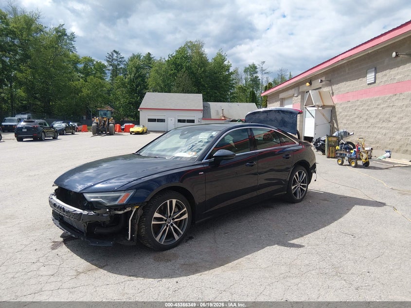 2019 Audi A6 VIN WAUL2AF2XKN034648 IAAI salvage auction — FRONT & REAR, Salvage (Maine), sold $6,400 on 2026-08-16 (photo 2)