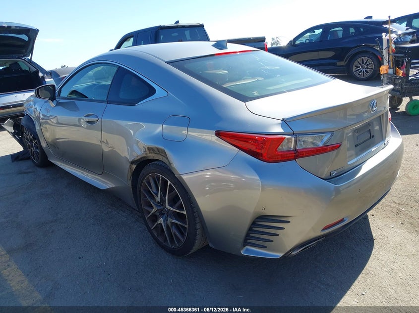 2016 Lexus Rc VIN JTHHA5BC4G5003550 IAAI salvage auction — LEFT FRONT, Salvage (California), sold $3,450 on 2026-07-15 (photo 3)