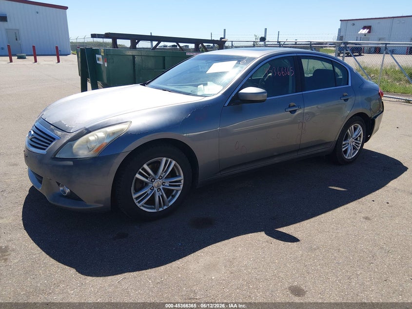 2013 Infiniti G VIN JN1CV6AR7DM757316 IAAI salvage auction — REAR END, Salvage (Minnesota), sold $1,300 on 2026-08-24 (photo 2)