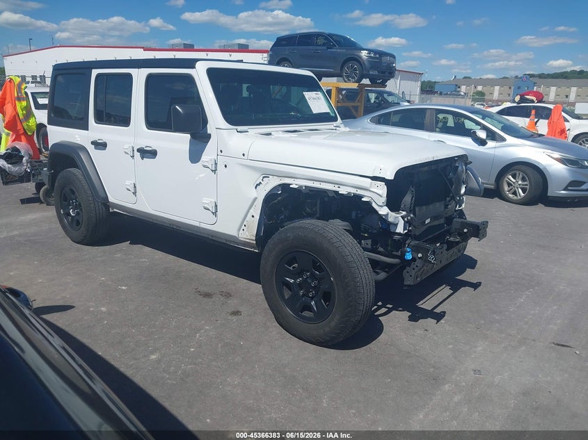 2024 Jeep Wrangler / VIN 1C4PJXDG7RW200878 IAAI salvage auction — FRONT END, Salvage (Illinois), sold $8,600 on 2026-07-11 (photo 1)
