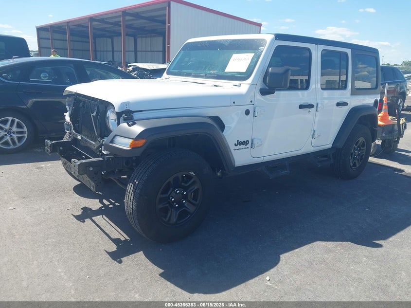 2024 Jeep Wrangler / VIN 1C4PJXDG7RW200878 IAAI salvage auction — FRONT END, Salvage (Illinois), sold $8,600 on 2026-07-11 (photo 2)