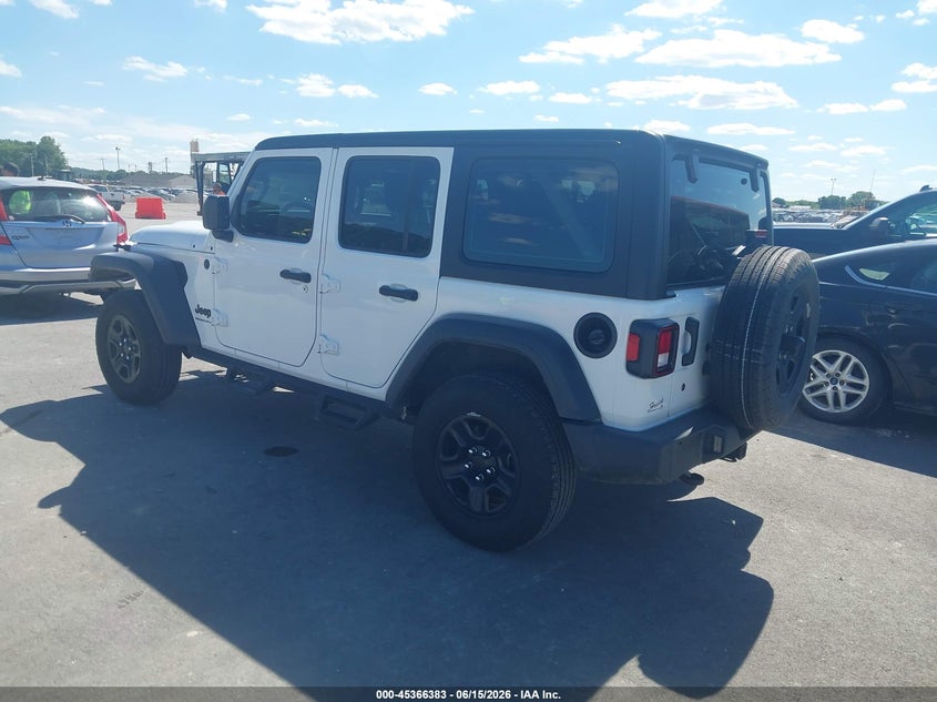 2024 Jeep Wrangler / VIN 1C4PJXDG7RW200878 IAAI salvage auction — FRONT END, Salvage (Illinois), sold $8,600 on 2026-07-11 (photo 3)
