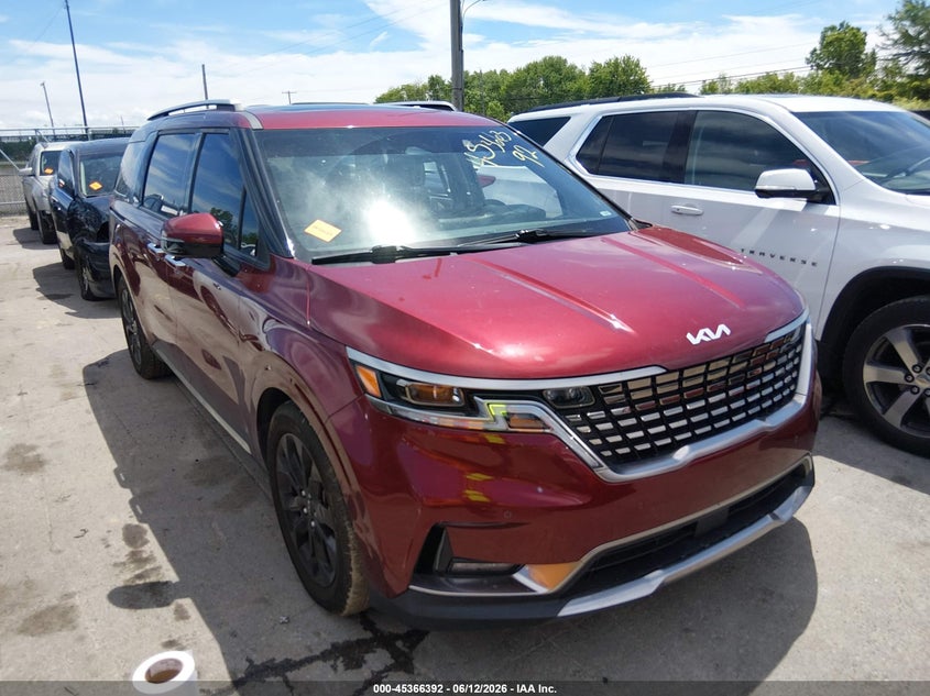 2023 Kia Carnival VIN KNDNE5H32P6204034 IAAI salvage auction — LEFT SIDE, Salvage (Ohio), sold $9,300 on 2026-07-21 (photo 1)