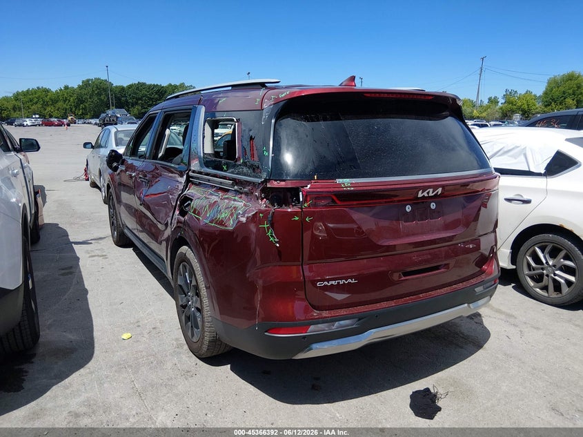 2023 Kia Carnival VIN KNDNE5H32P6204034 IAAI salvage auction — LEFT SIDE, Salvage (Ohio), sold $9,300 on 2026-07-21 (photo 3)