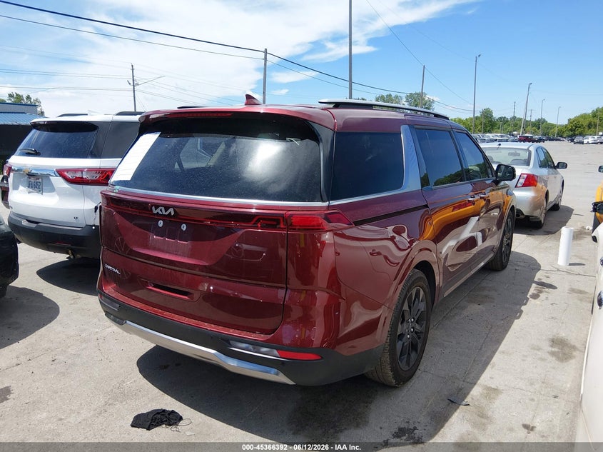 2023 Kia Carnival VIN KNDNE5H32P6204034 IAAI salvage auction — LEFT SIDE, Salvage (Ohio), sold $9,300 on 2026-07-21 (photo 4)