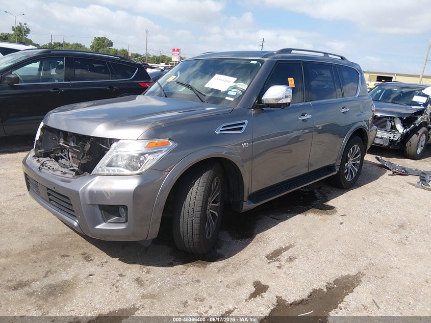2019 Nissan Armada VIN JN8AY2ND7K9090626 IAAI salvage auction — BIOHAZARD/CHEMICAL, Salvage (Texas), sold $1,850 on 2026-07-25 (photo 2)