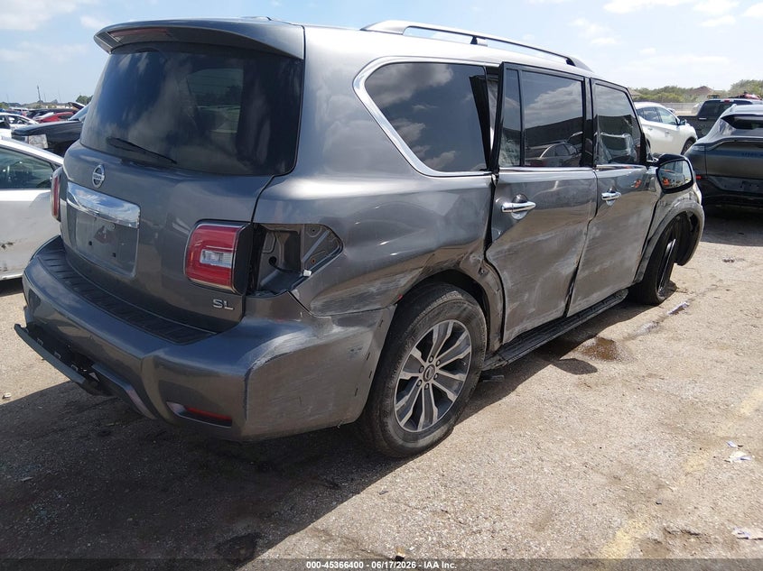 2019 Nissan Armada VIN JN8AY2ND7K9090626 IAAI salvage auction — BIOHAZARD/CHEMICAL, Salvage (Texas), sold $1,850 on 2026-07-25 (photo 4)