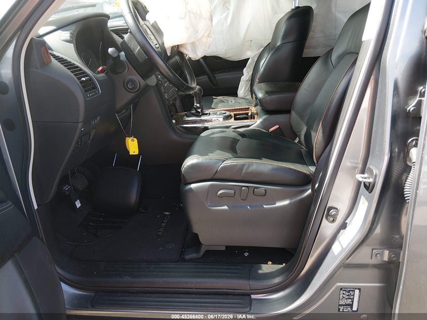 2019 Nissan Armada VIN JN8AY2ND7K9090626 IAAI salvage auction — BIOHAZARD/CHEMICAL, Salvage (Texas), sold $1,850 on 2026-07-25 (photo 5)