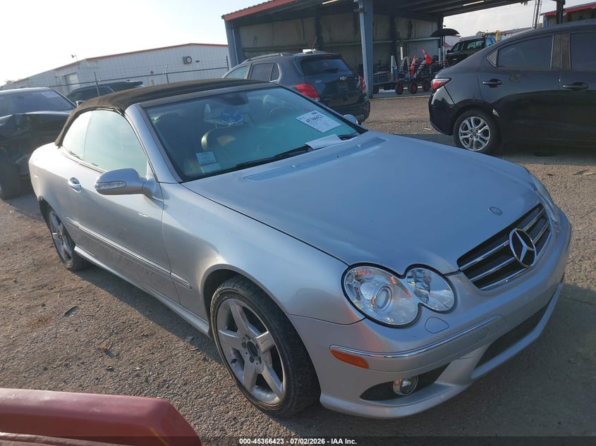 2007 Mercedes-benz Clk-klasse VIN WDBTK72F57T076869 IAAI salvage auction — REAR END, Salvage (Louisiana), sold $400 on 2026-07-28 (photo 1)