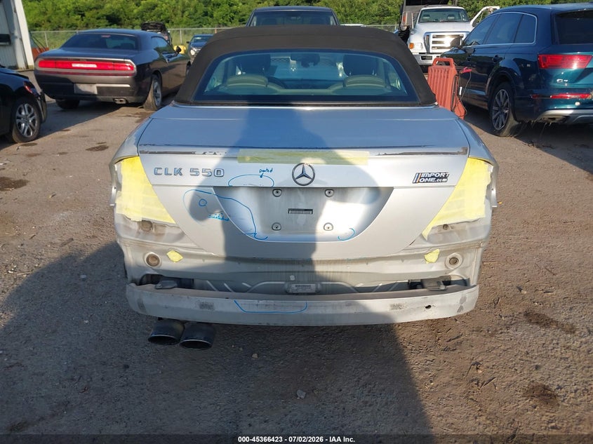 2007 Mercedes-benz Clk-klasse VIN WDBTK72F57T076869 IAAI salvage auction — REAR END, Salvage (Louisiana), sold $400 on 2026-07-28 (photo 6)