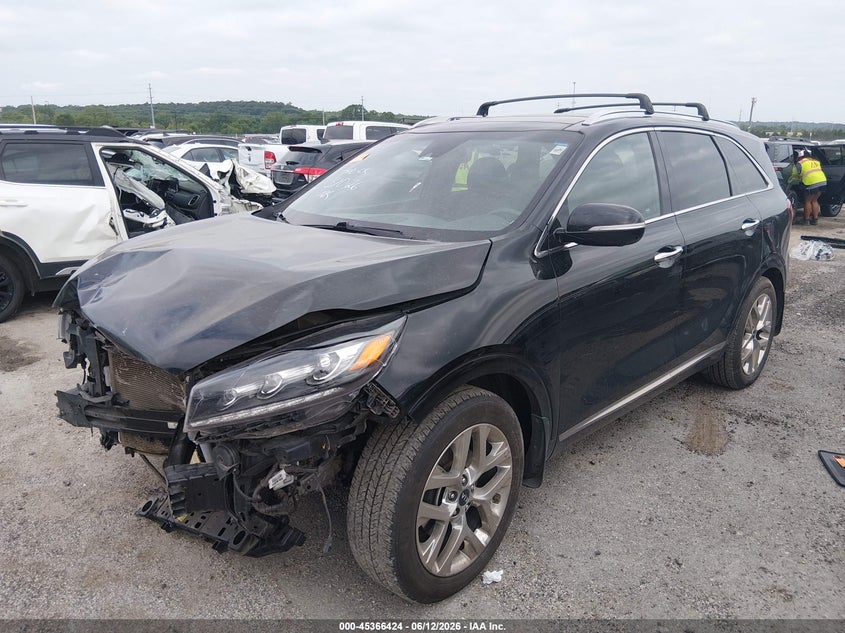 2019 Kia Sorento VIN 5XYPK4A58KG477198 IAAI salvage auction — FRONT END, Junk (Oklahoma), sold $2,850 on 2026-07-16 (photo 2)