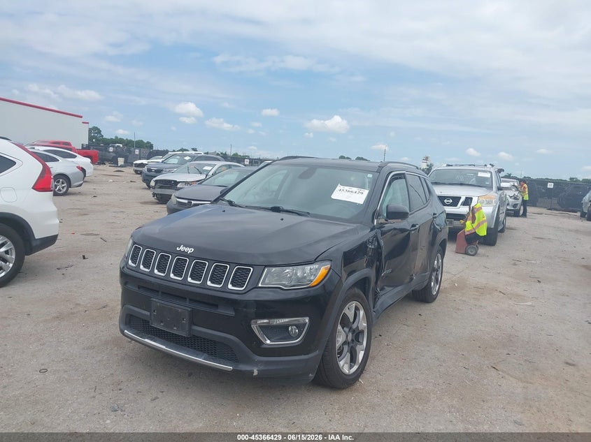 2019 Jeep Compass VIN 3C4NJCCB8KT667194 IAAI salvage auction — BIOHAZARD/CHEMICAL, Salvage (Texas), sold $2,250 on 2026-07-05 (photo 2)