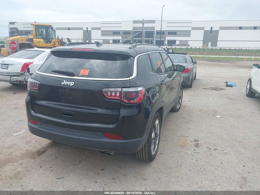 2019 Jeep Compass VIN 3C4NJCCB8KT667194 IAAI salvage auction — BIOHAZARD/CHEMICAL, Salvage (Texas), sold $2,250 on 2026-07-05 (photo 4)