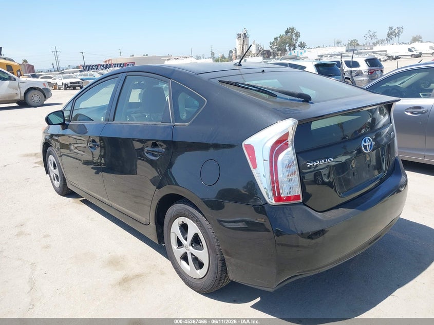 2013 Toyota Prius VIN JTDKN3DU8D5665021 IAAI salvage auction — THEFT, Salvage (California), sold $3,000 on 2026-07-05 (photo 3)