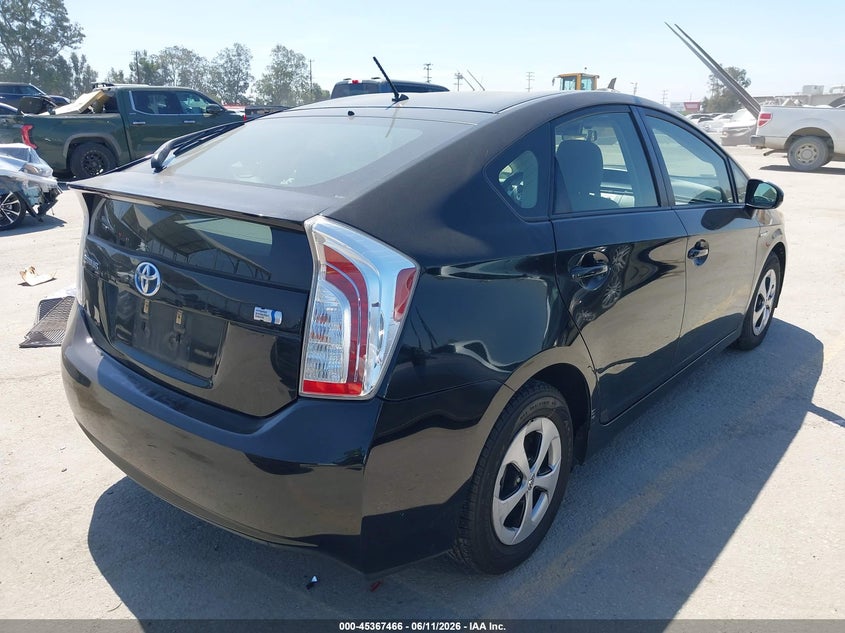 2013 Toyota Prius VIN JTDKN3DU8D5665021 IAAI salvage auction — THEFT, Salvage (California), sold $3,000 on 2026-07-05 (photo 4)
