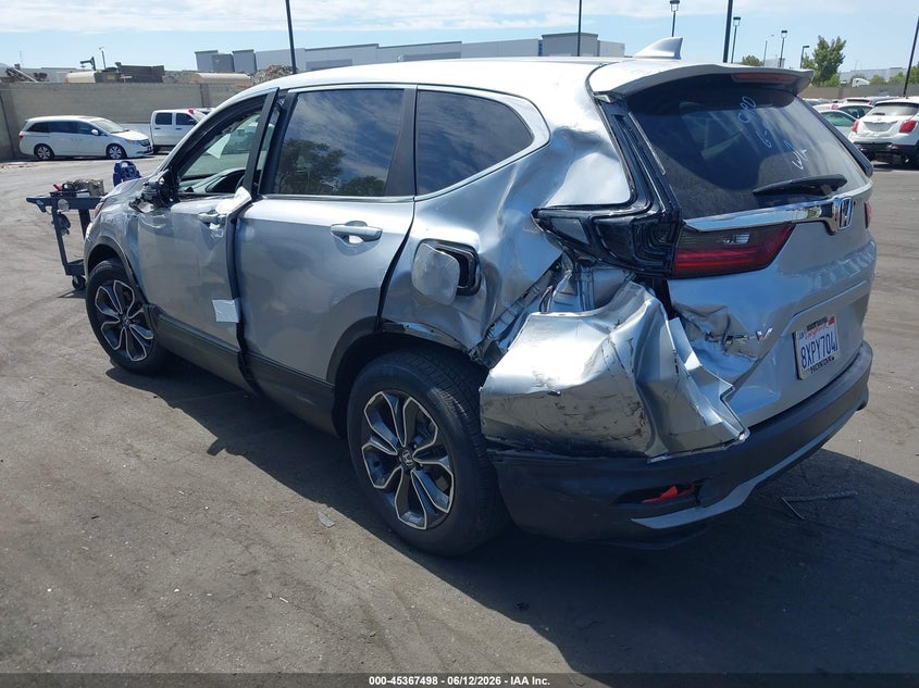 2021 Honda Cr-v VIN 7FART6H55ME028003 IAAI salvage auction — LEFT & RIGHT, Salvage Title, sold $5,900 on 2026-07-10 (photo 3)
