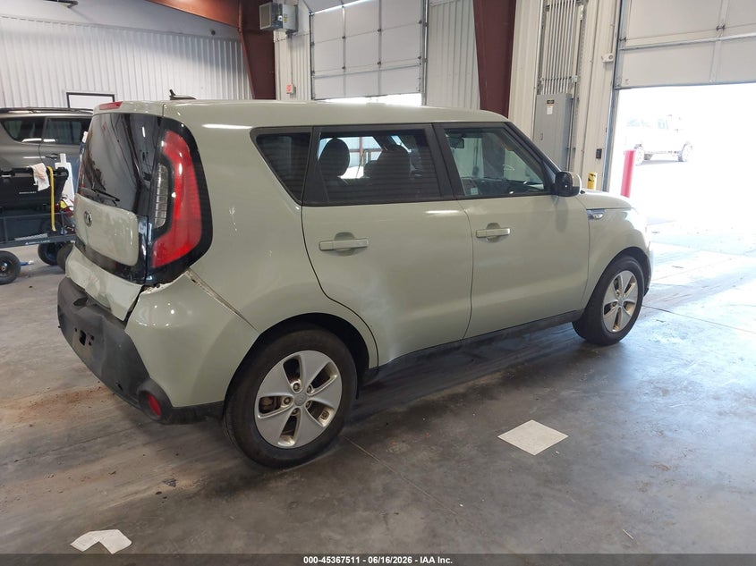 2014 Kia Soul VIN KNDJN2A20E7074051 IAAI salvage auction — REAR END, Salvage (Colorado), sold $1,000 on 2026-07-15 (photo 4)