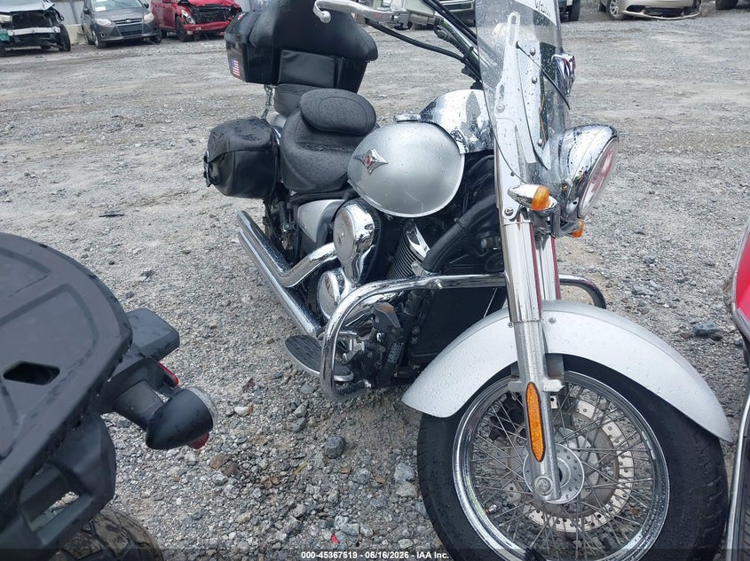 2006 Kawasaki Vn900 VIN JKAVN2B186A003766 IAAI salvage auction — FRONT END, Repossession Paperwork (Georgia), sold $550 on 2026-07-14 (photo 1)