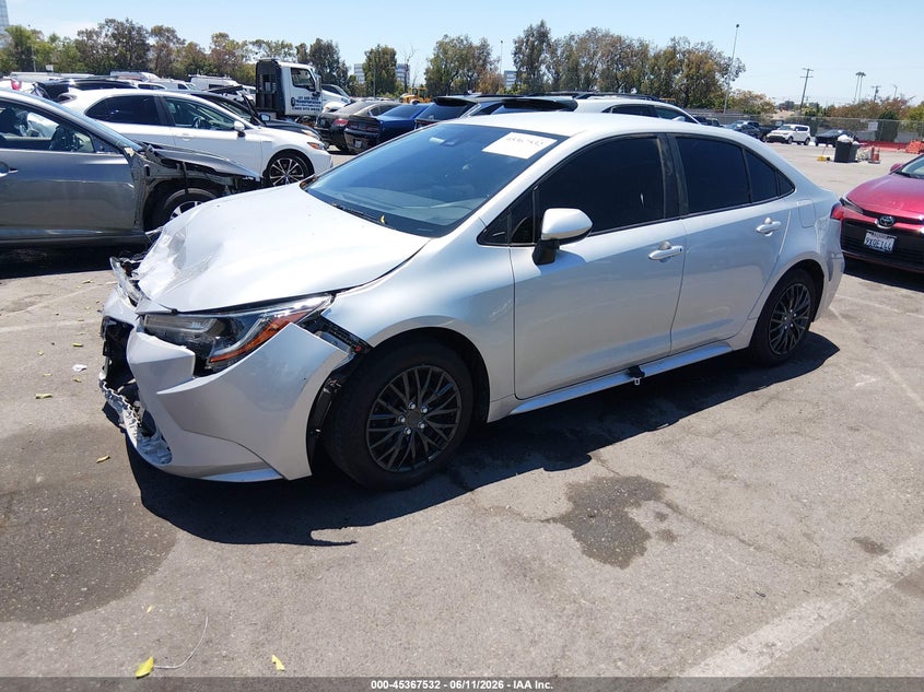2022 Toyota Corolla VIN JTDEPMAE7N3032825 IAAI salvage auction — FRONT END, Salvage (California), sold $3,750 on 2026-07-06 (photo 2)