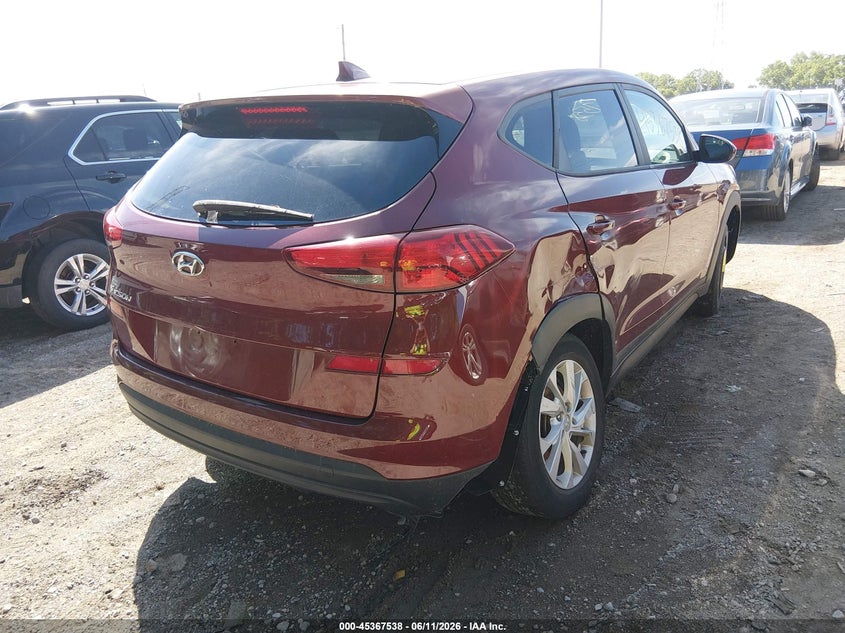 2019 Hyundai Tucson VIN KM8J23A49KU845972 IAAI salvage auction — NORMAL WEAR, Clear (Indiana), sold $2,525 on 2026-07-22 (photo 4)
